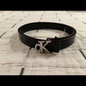 Calvin Klein Black Leather Belt